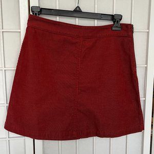 ARITZIA Wilfred Corduroy Mini-skirt (Size 4)